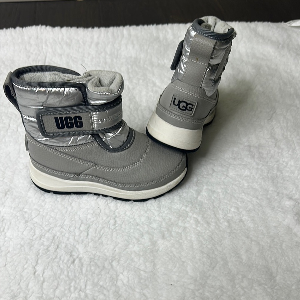 UGG Silver and Gray Boots with Cushioned Comfort